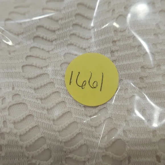 Cato Cream Fringe Crochet-look Lace / Openwork Knit Knee Length Skirt Sz 14 - Picture 9 of 9